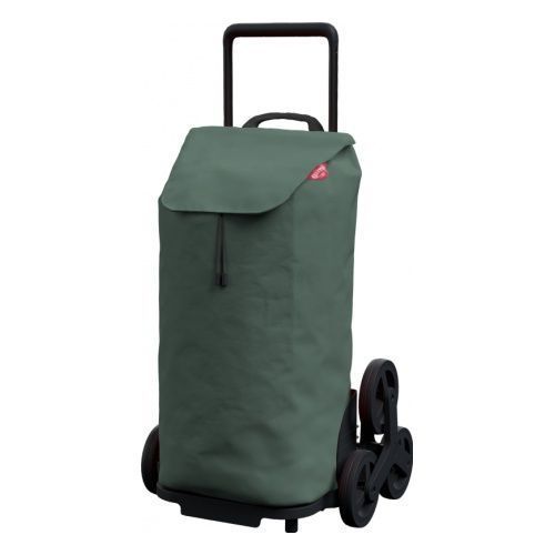 Diable Gimi - 168423 - Tris Urban Chariot de Courses avec 6 roulettes 100 % Polyester Vert 44,1 x 50,7 x 95,6 cm Grande