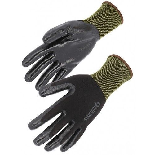 Gants polyamide enduction nitrile sur paume - dos aéré - bon maintien - T7 SINGER SAFETY