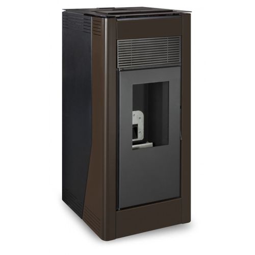 ESCALOR Poêle à granulés hydro DELIA 27kW marron
