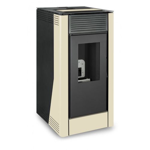 ESCALOR Poêle à granulés hydro DELIA 15kW blanc