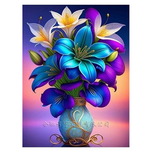 Kit Diy Tableau Diamant 5d Dessin Animé Chat Point De Croix Diamant Broderie Fleurs Plein Diamant Incrusté Entrée Salon Étude - Décoration Murale Moderne, Cadeau Créatif Anti-Stress Pour Adultes