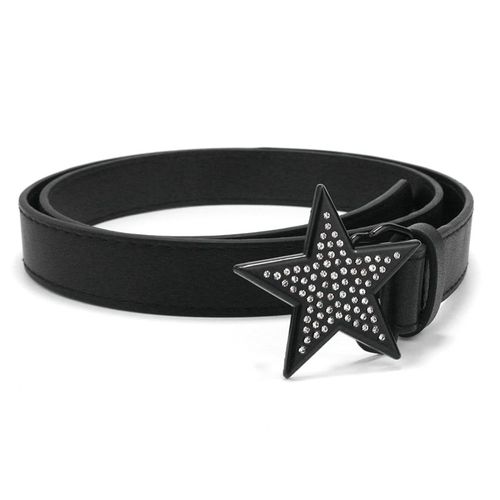 Zunderes-Ceinture Décorative En Forme D'étoile Pour Femme, Ceinture Décorative Pour Jupe Et Jean, Ceinture De Style Blanc Et Noir, Mode Fille Chaude, Y2k