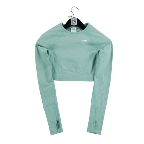 Reconditionné - T-Shirt Manches Longues Femme - Taille Xs - Femme - Turquoise