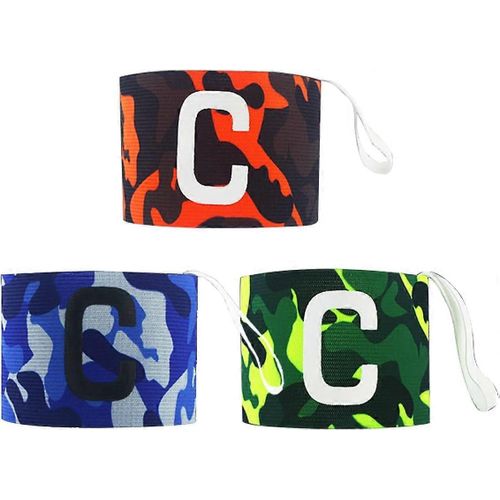 Pack Camouflage Capitaine Brassards Pour Football Football Élastique Ajustable Soccer Leader Brassard Pour Adulte Jeunesse