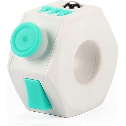 Fidget Cube Decompression Ring Anxiety Toy Soulage Le Stress (Vert Clair)