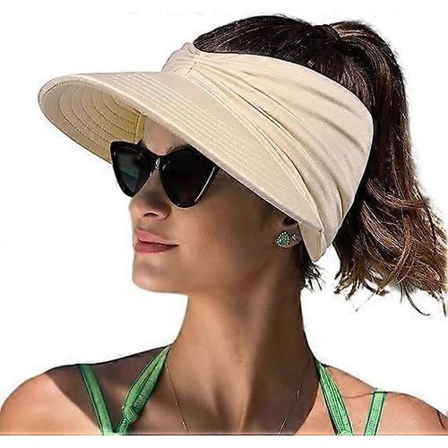 Visière De Sport Pour Femmes, Visière De Baseball À Dessus Vide, Visière Pour Femmes, Protection Uv, Visière De Plage Pour Femmes Jeunes Filles
