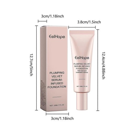 30ml (Couleur Naturelle) Correcteur Hydratant Fond De Teint Liquide Maquillage Naturel Fixateur Rafraîchissant Hydratant Soin De La Peau Légère Fond De Teint Liquide 