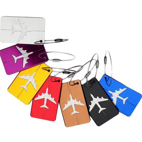 7pcs Bagages de voyage Bagages à main Étiquettes Étiquettes d¿identification de valise Étiquettes