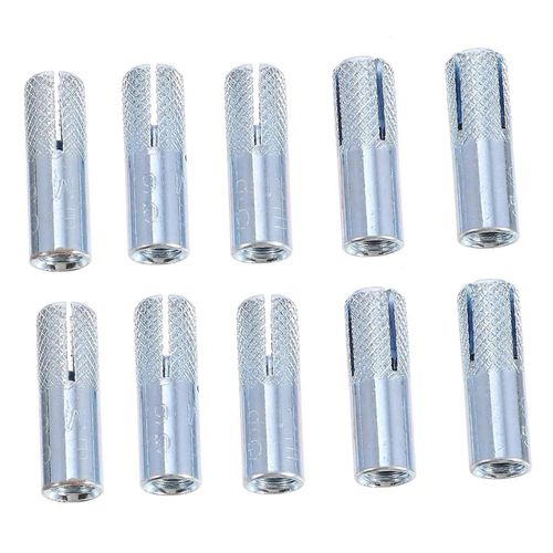 Joli 50pcs Boulon De Trombone En Béton, M6 Gecko En Acier Au Carbone Vis Top Blaster Rod Pour