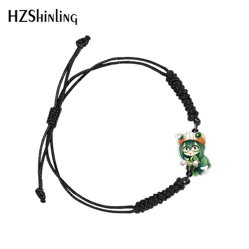 My Foreacademia-Bracelet Tissé Ajustable En Résine Acrylique, Bijoux À La Mode Pour Femme