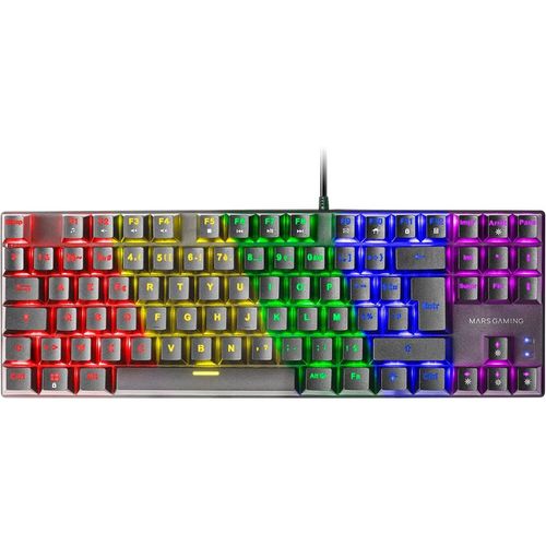 Clavier Gamer Mécanique (red Switch) Mars Gaming Mk80 Rgb (noir)