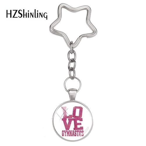 J'aime Aqstar-Porte-Clés Cabochon Breton En Verre, Porte-Clés De Style Charmant, Bijoux D'art Indépendants Chauds, Nouvelle Mode, 2020