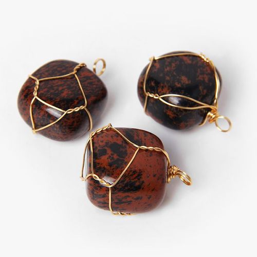 Pendentif En Pierre Naturelle Polie, Agates, Quartz, Pierre Brute, Fil Enroulé, Breloques En Cristal Pour Bijoux, Collier De Bricolage, Boucles D'oreilles