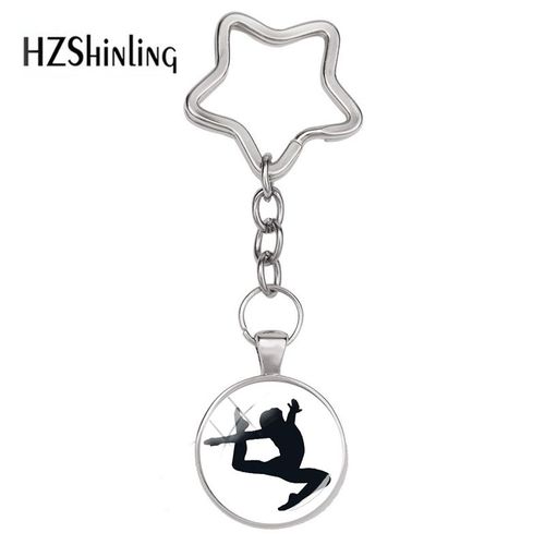 J'aime Aqstar-Porte-Clés Cabochon Breton En Verre, Porte-Clés De Style Charmant, Bijoux D'art Indépendants Chauds, Nouvelle Mode, 2020