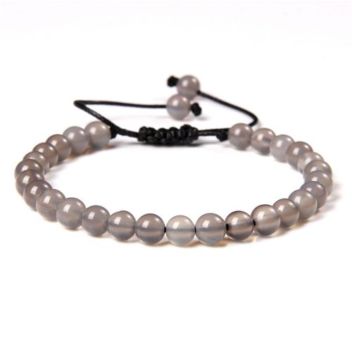 Bracelets En Agate Naturelle Pour Hommes Et Femmes, Perles Rondes En Pierre Oeil De Tigre Howlites, Bijoux De Guérison, Cadeaux De Noël