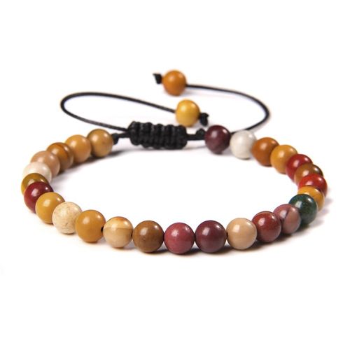 Bracelets En Agate Naturelle Pour Hommes Et Femmes, Perles Rondes En Pierre Oeil De Tigre Howlites, Bijoux De Guérison, Cadeaux De Noël