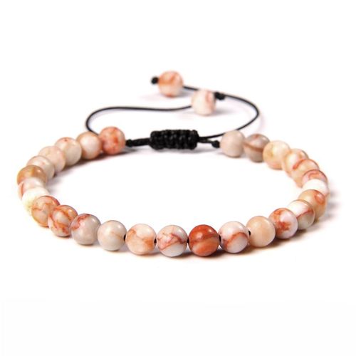 Bracelets En Agate Naturelle Pour Hommes Et Femmes, Perles Rondes En Pierre Oeil De Tigre Howlites, Bijoux De Guérison, Cadeaux De Noël