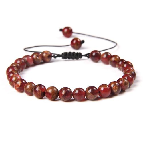 Bracelets En Agate Naturelle Pour Hommes Et Femmes, Perles Rondes En Pierre Oeil De Tigre Howlites, Bijoux De Guérison, Cadeaux De Noël