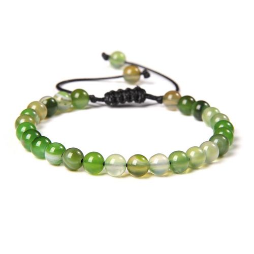 Bracelets En Agate Naturelle Pour Hommes Et Femmes, Perles Rondes En Pierre Oeil De Tigre Howlites, Bijoux De Guérison, Cadeaux De Noël