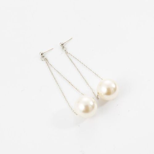 Boucles D'oreilles En Cristal Pour Femmes, Bijoux En Forme De Pois, Tendance Japonaise Et Coréenne, Transparentes, Blanches, Pour Amoureux, Livraison Gratuite