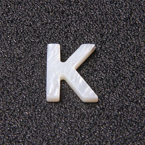 Boucles D'oreilles À Breloques En Nacre Naturelle Pour Femmes, Perles De Coquillage Blanc, Lettre Initiale, Perles Percées, Pendentif Bricolage, Bijoux Exécutifs, 26 Lettres De L'alphabet