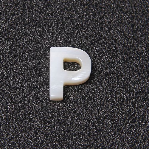 Boucles D'oreilles À Breloques En Nacre Naturelle Pour Femmes, Perles De Coquillage Blanc, Lettre Initiale, Perles Percées, Pendentif Bricolage, Bijoux Exécutifs, 26 Lettres De L'alphabet