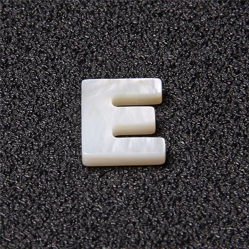 Boucles D'oreilles À Breloques En Nacre Naturelle Pour Femmes, Perles De Coquillage Blanc, Lettre Initiale, Perles Percées, Pendentif Bricolage, Bijoux Exécutifs, 26 Lettres De L'alphabet