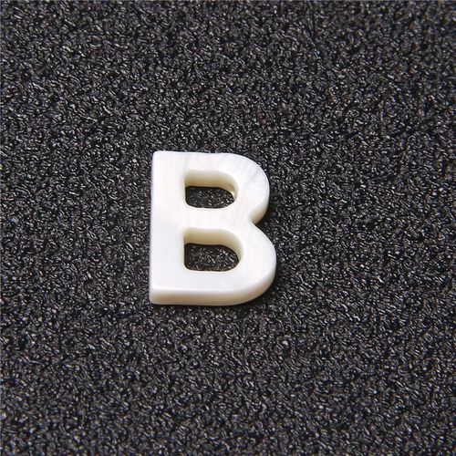 Boucles D'oreilles À Breloques En Nacre Naturelle Pour Femmes, Perles De Coquillage Blanc, Lettre Initiale, Perles Percées, Pendentif Bricolage, Bijoux Exécutifs, 26 Lettres De L'alphabet