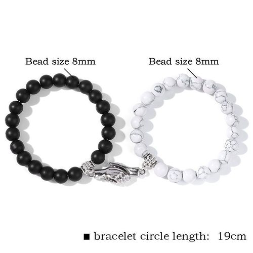 Bracelet Vintage Ajustable En Fluorite Et Grenat Pour Hommes, Bijoux Élastique En Pierre Naturelle, Perles