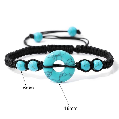 Bracelet En Aventurine Verte Naturelle Pour Hommes Et Femmes, Ulporte-Bonheur, Breloque Tressée, Amulette De Bijoux, Mode, Paix