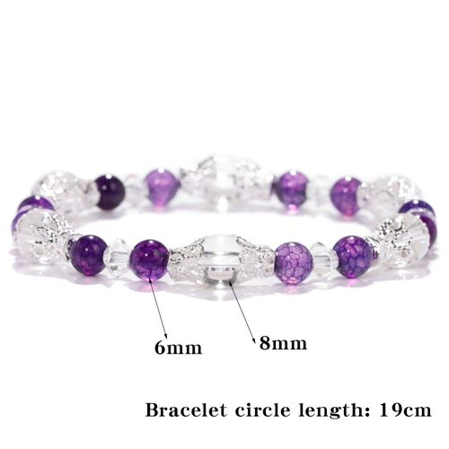 Bracelet De Guérison En Cristal Pour Femmes, Perles En Pierre Naturelle, Bijoux D'amitié, Anti-Stress, Cadeau De Yoga