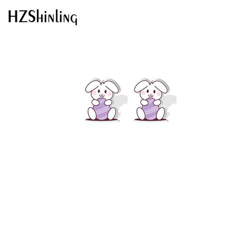 Boucles D'oreilles Du Jour De Pâques Pour Femmes, Bijoux En Résine Époxy Acrylique, Motif ¿Ufs Lapin, 2023