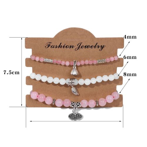 Ensemble De Bracelets En Pierre D'oeil De Tigre Pour Hommes Et Femmes, Arbre De Vie, Bijoux En Pierre Naturelle, Breloque Du Cuir Chevelu, Énergie, 3 Pièces Par Ensemble