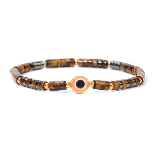 Bracelet Mauvais ¿Il Rose Pour Femme, Clip De Quartz Rose, Perles D'espacement En Pierre Naturelle, Bijoux Boho, Bonne Chance, Nouvelle Collection