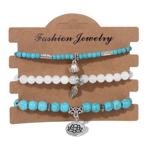 Ensemble De Bracelets En Pierre D'oeil De Tigre Pour Hommes Et Femmes, Arbre De Vie, Bijoux En Pierre Naturelle, Breloque Du Cuir Chevelu, Énergie, 3 Pièces Par Ensemble
