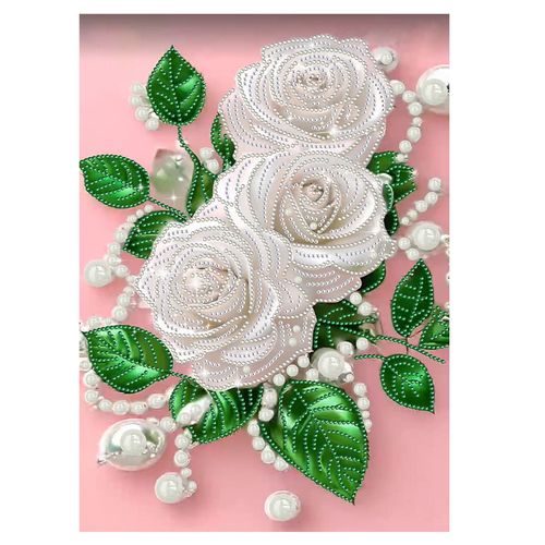 Kit Diy Tableau Diamant 5d Kit De Peinture Numérique Fait À La Main Pour Filles Dessinant Des Fleurs Et Des Personnages De Des - Décoration Murale Moderne, Cadeau Créatif Anti-Stress Pour Adultes
