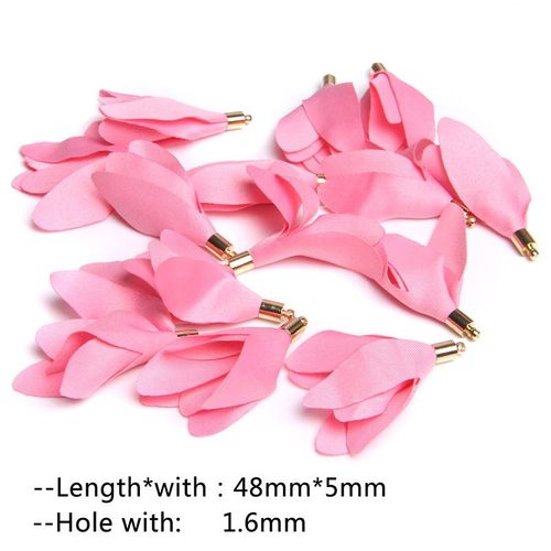 Pampilles De Fleurs En Tissu Faites À La Main Vintage, Porte-Clés, Sangles De Téléphone Portable, Boucle D'oreille, Pendentif, Bijoux, Bricolage Exécutif, 10-20 Pièces