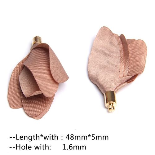 Pampilles De Fleurs En Tissu Faites À La Main Vintage, Porte-Clés, Sangles De Téléphone Portable, Boucle D'oreille, Pendentif, Bijoux, Bricolage Exécutif, 10-20 Pièces