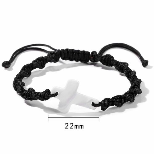 Bracelets En Coquillage Blanc Naturel Pour Hommes Et Femmes, Breloques En Forme D'étoile Et De Lune, Réglables, Tressées, Bijoux