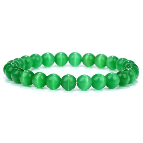 Bracelet En Pierre Naturelle ¿Il De Chat Pour Femmes, Perles, Breloques, Chakra, Opale, Yoga, Bijoux Faits À La Main, Cadeaux