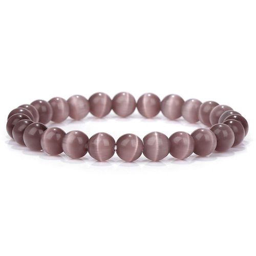 Bracelet En Pierre Naturelle ¿Il De Chat Pour Femmes, Perles, Breloques, Chakra, Opale, Yoga, Bijoux Faits À La Main, Cadeaux
