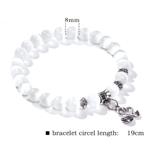 Bracelet En Pierre Naturelle ¿Il De Chat Pour Femmes, Perles, Breloques, Chakra, Opale, Yoga, Bijoux Faits À La Main, Cadeaux