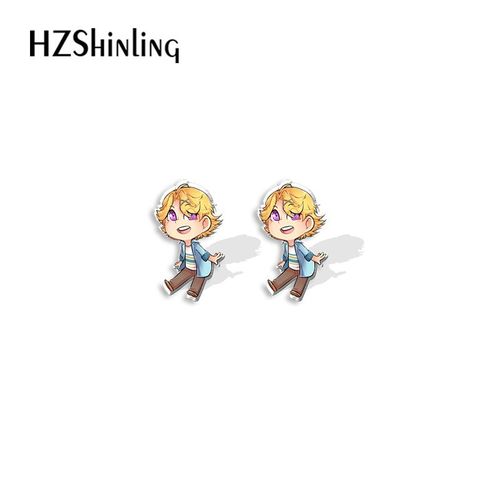 Boucles D'oreilles En Résine Acrylique Pour Femme, Motif De Messager Mystique, Dessin Animé, Collection 2021