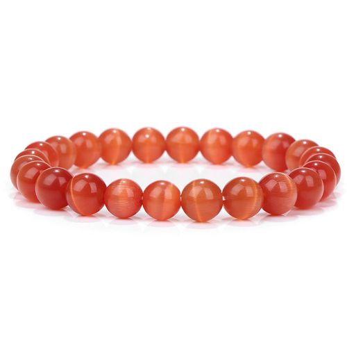 Bracelet En Pierre Naturelle ¿Il De Chat Pour Femmes, Perles, Breloques, Chakra, Opale, Yoga, Bijoux Faits À La Main, Cadeaux