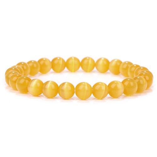 Bracelet En Pierre Naturelle ¿Il De Chat Pour Femmes, Perles, Breloques, Chakra, Opale, Yoga, Bijoux Faits À La Main, Cadeaux