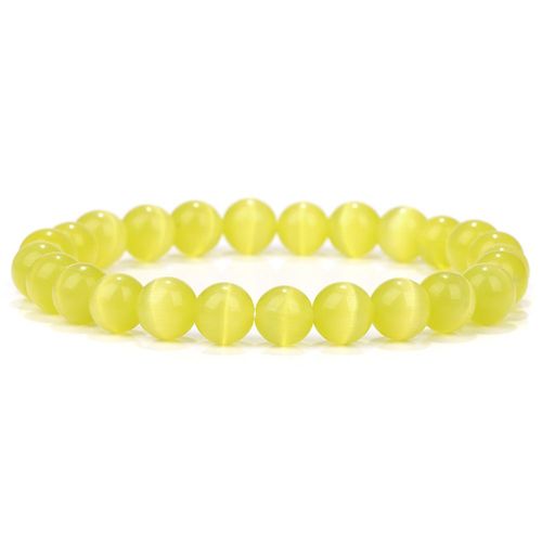 Bracelet En Pierre Naturelle ¿Il De Chat Pour Femmes, Perles, Breloques, Chakra, Opale, Yoga, Bijoux Faits À La Main, Cadeaux