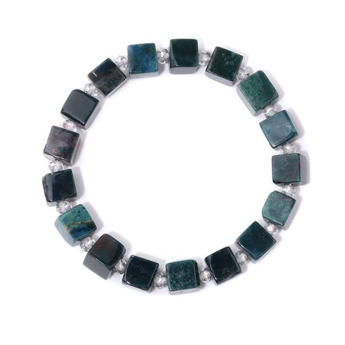 Bracelets De Perles Cubiques Pour Homme Et Femme, Opale, Agates, Pierre, Lapis Lazuli, Fait À La Main, Bijoux Commandés