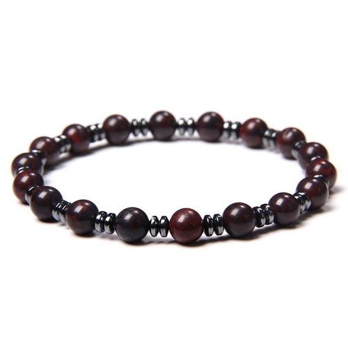 Bracelets En Hématite Noire Pour Hommes Et Femmes, Pierre Naturelle De Guérison, Perles En Onyx, Bracelets D'énergie, Bijoux De Santé Faits À La Main