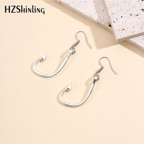 Boucles D'oreilles Style Laiton Antique Pour Femmes, Accessoires De Pêche, Pendentif, À La Mode, Bijoux, 2022