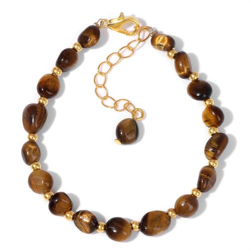 Bracelets En Pierre De Forme Aléatoire, Agates Naturelles, Perles D'oeil De Tigre, Bracelets Pour Femmes Et Hommes, Bracelets Élastiques Faits À La Main, Cadeaux De Guérison